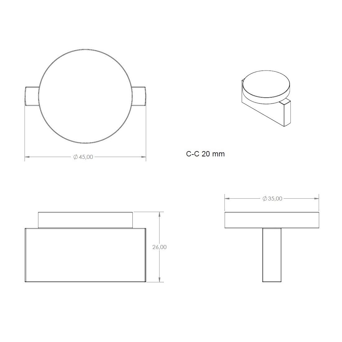 Tvättställsskåp Haven H3/60 Slim med Porslinshandfat